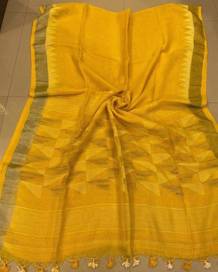 Linen Saree