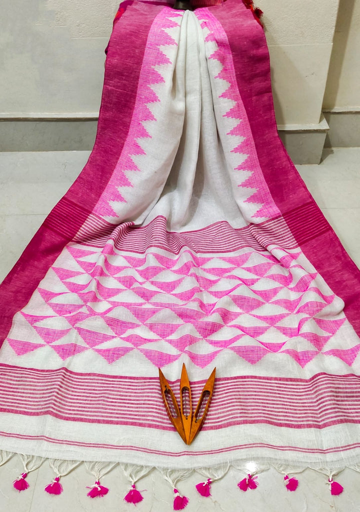 Linen Saree