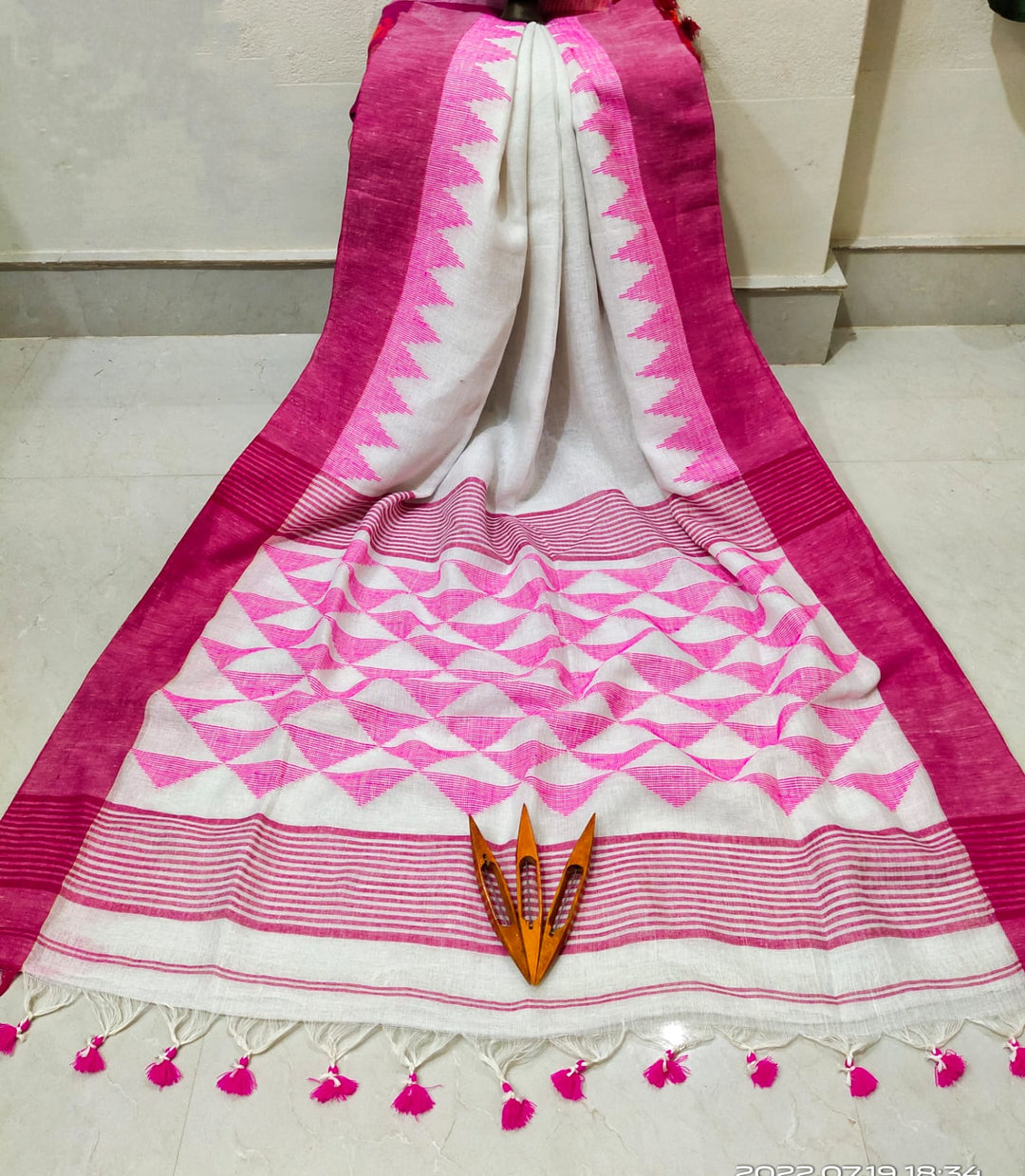 Linen Saree