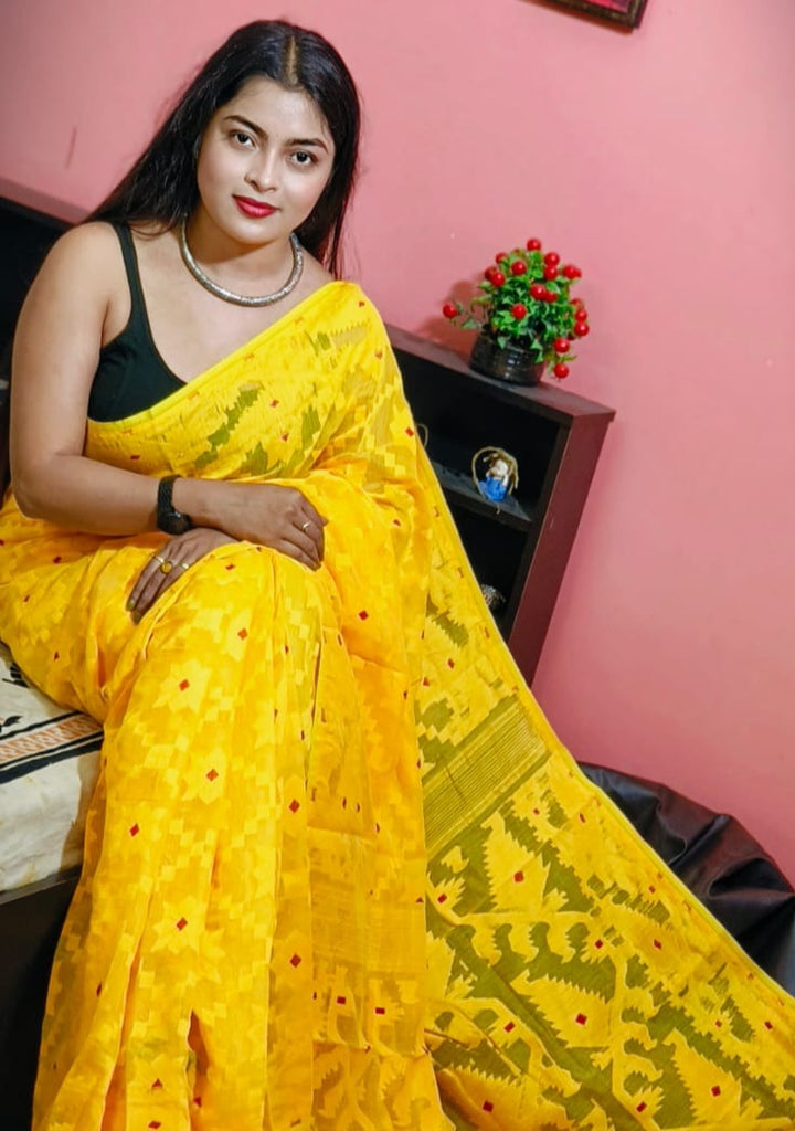 Bengal Dhakai Jamdani Saree