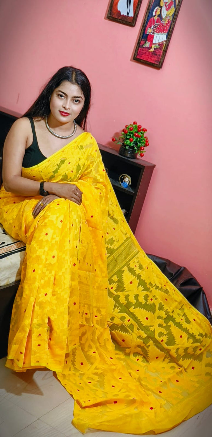 Bengal Dhakai Jamdani Saree