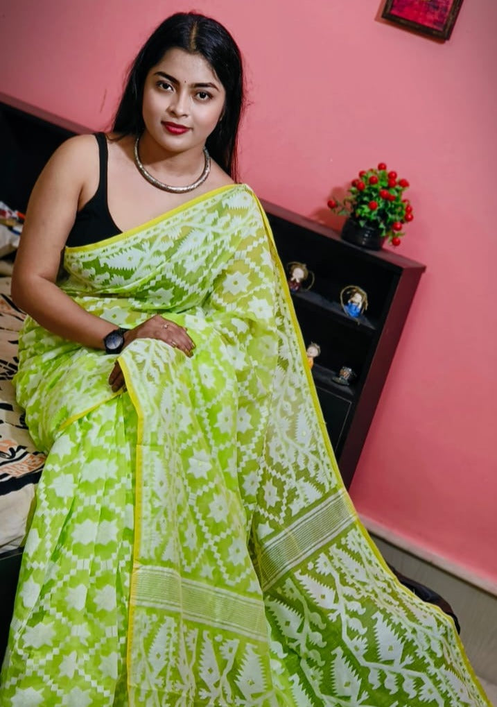 Bengal Dhakai Jamdani Saree