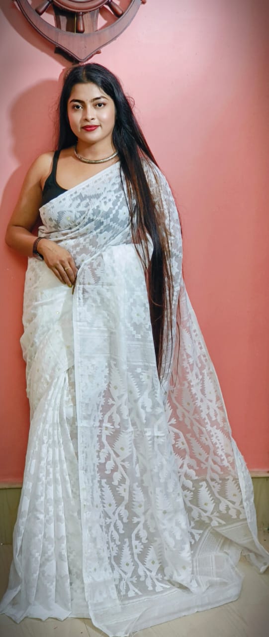 Bengal Dhakai Jamdani Saree