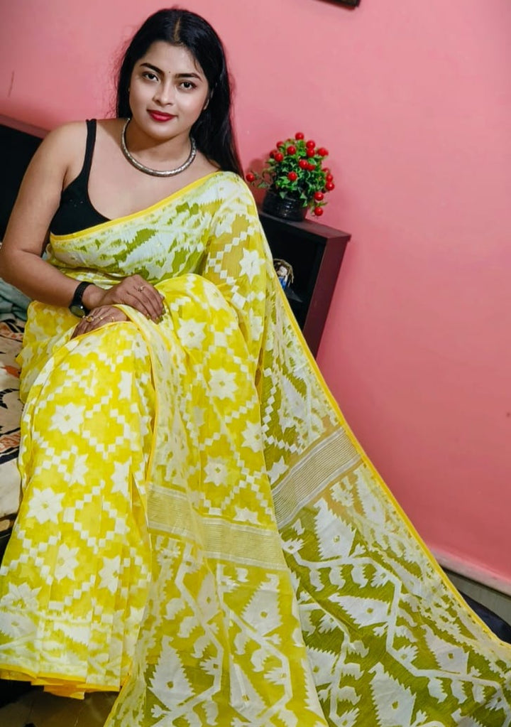 Bengal Dhakai Jamdani Saree