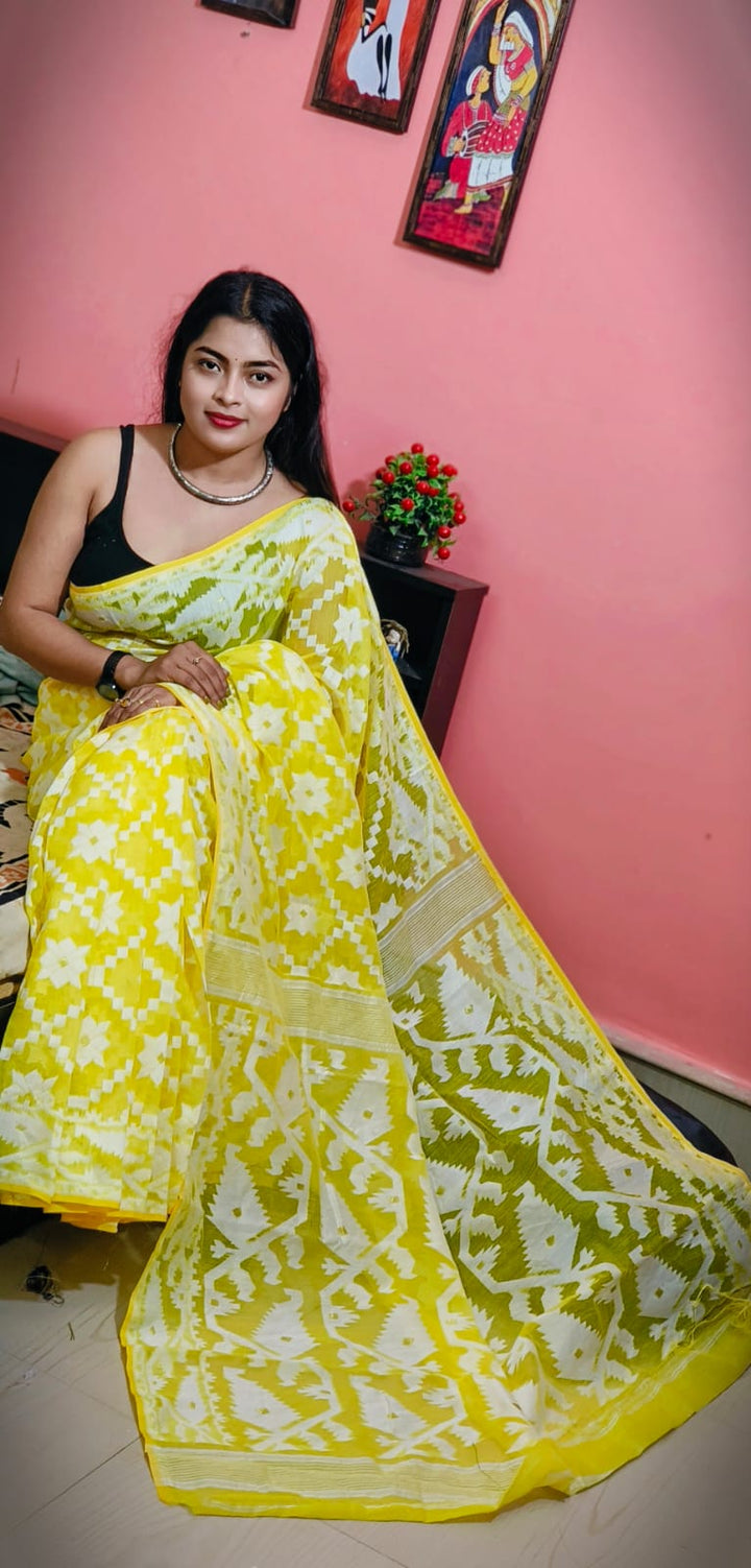 Bengal Dhakai Jamdani Saree