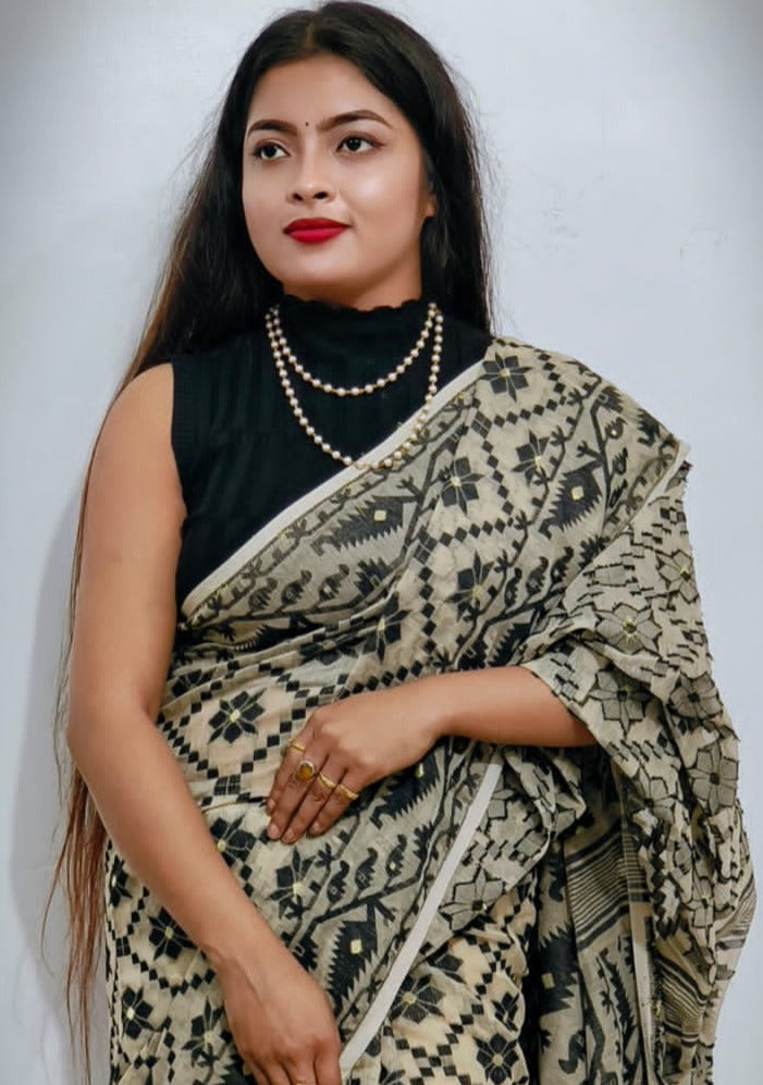 Bengal Dhakai Jamdani Saree