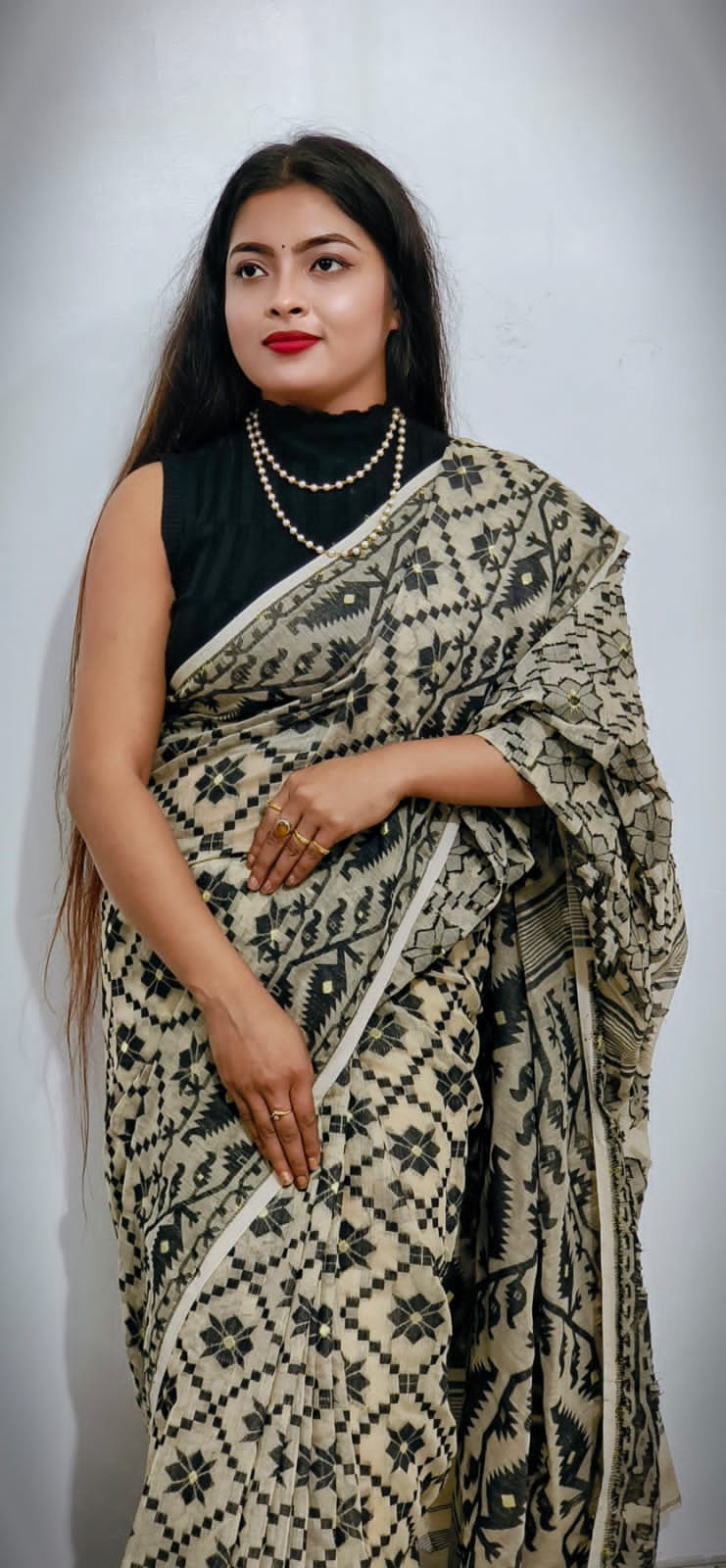 Bengal Dhakai Jamdani Saree