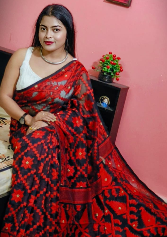 Bengal Dhakai Jamdani Saree