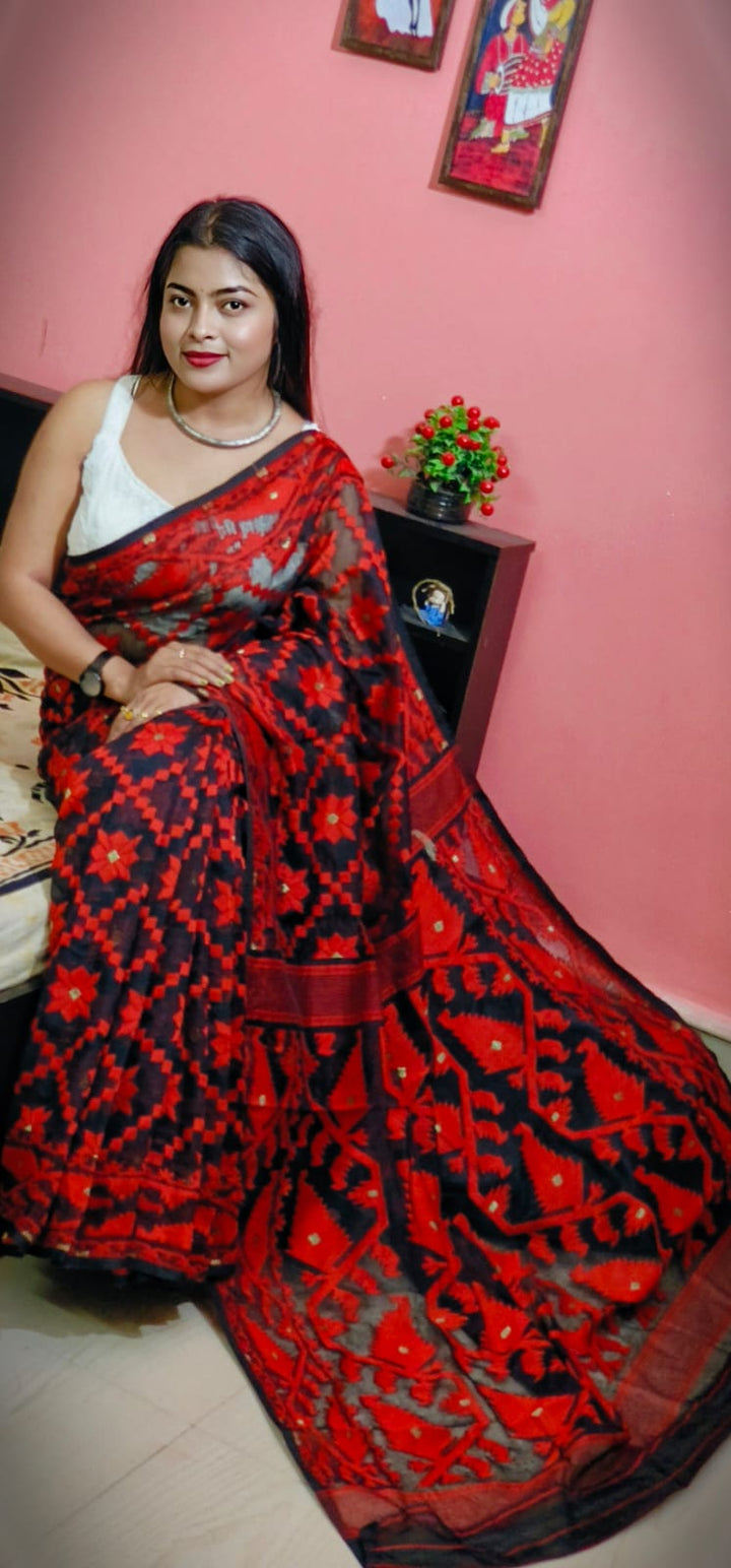 Bengal Dhakai Jamdani Saree