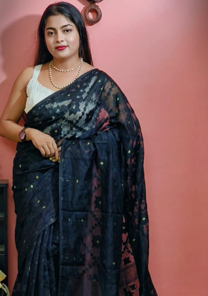 Bengal Dhakai Jamdani Saree