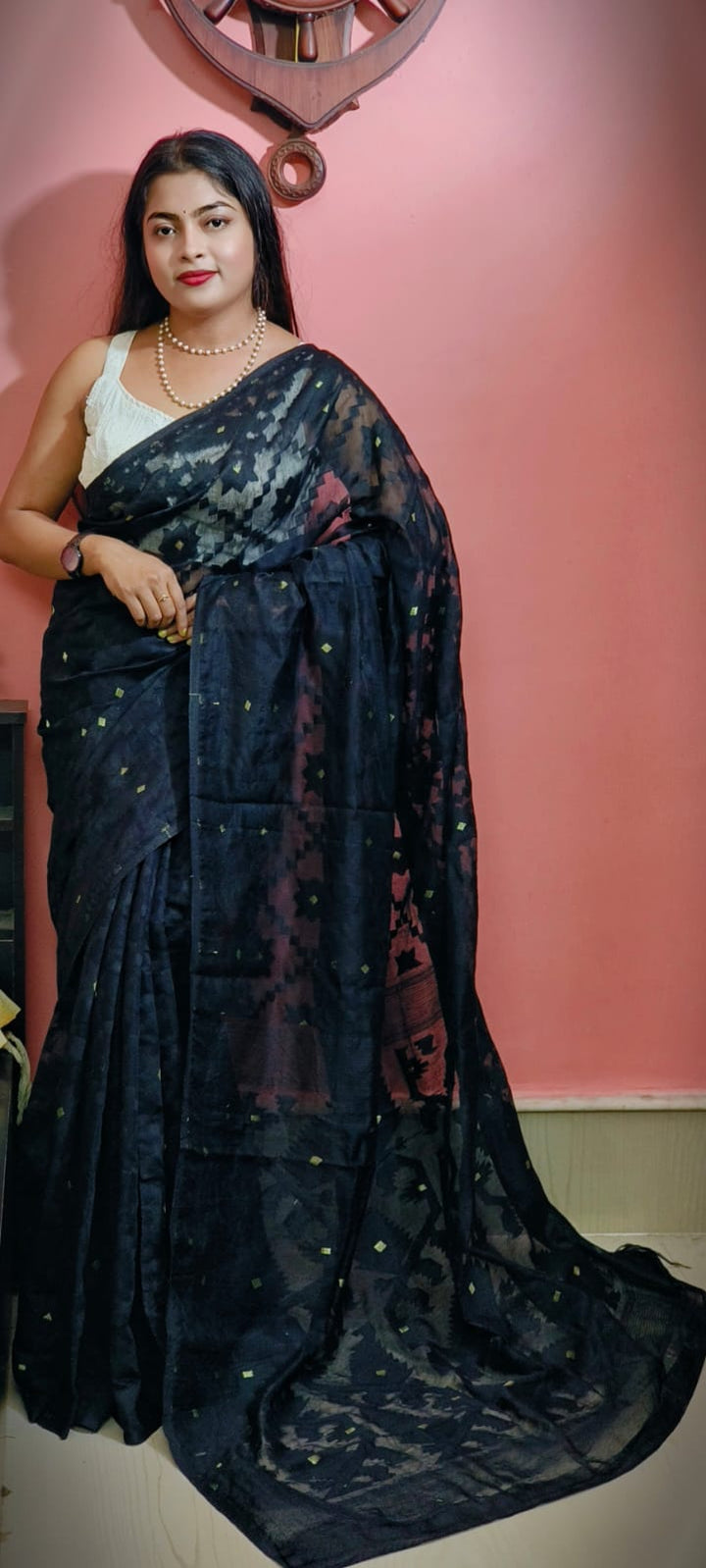 Bengal Dhakai Jamdani Saree