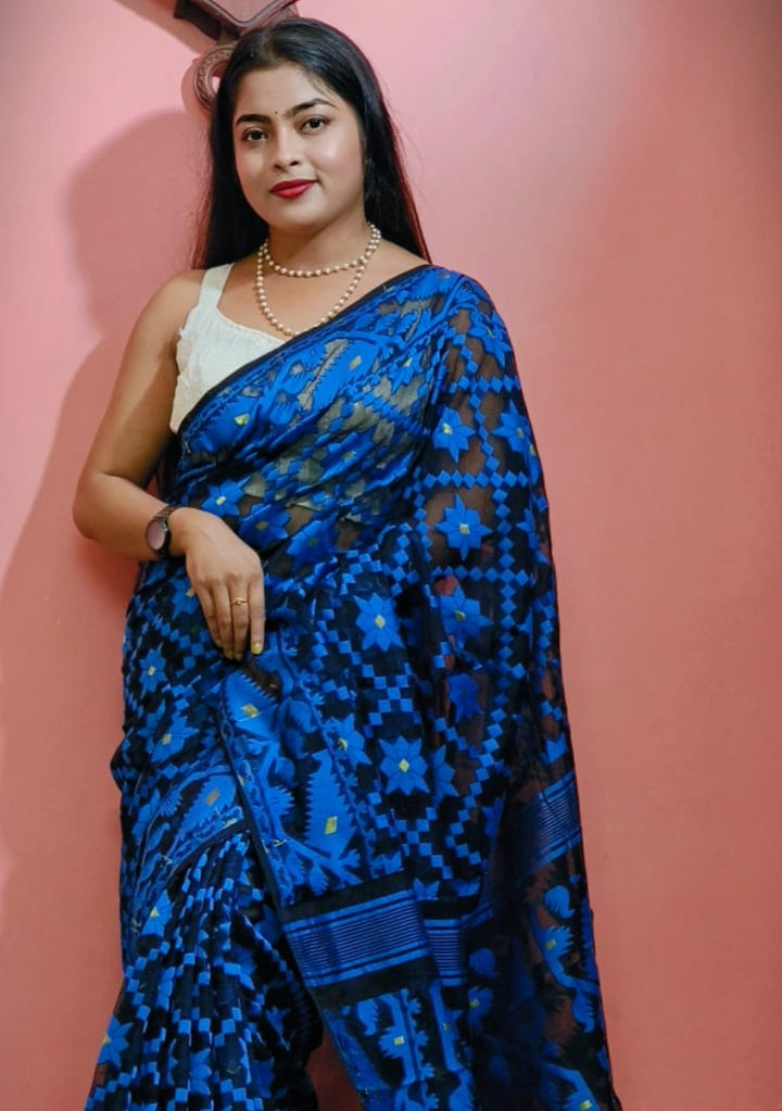 Bengal Dhakai Jamdani Saree