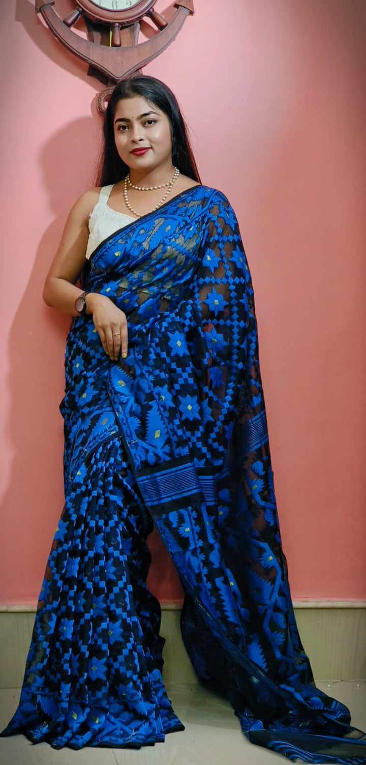 Bengal Dhakai Jamdani Saree