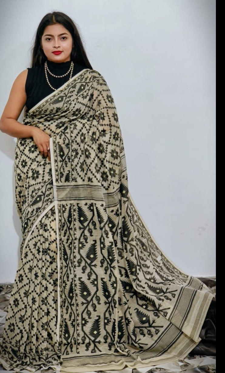 Bengal Dhakai Jamdani Saree