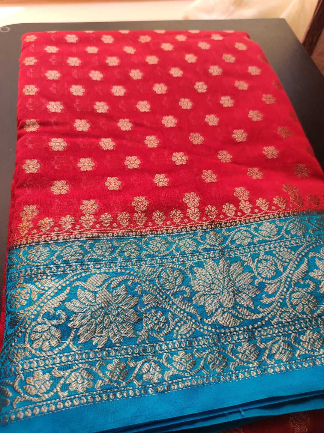 Banarasi Semi Georgette Soft Silk  Saree