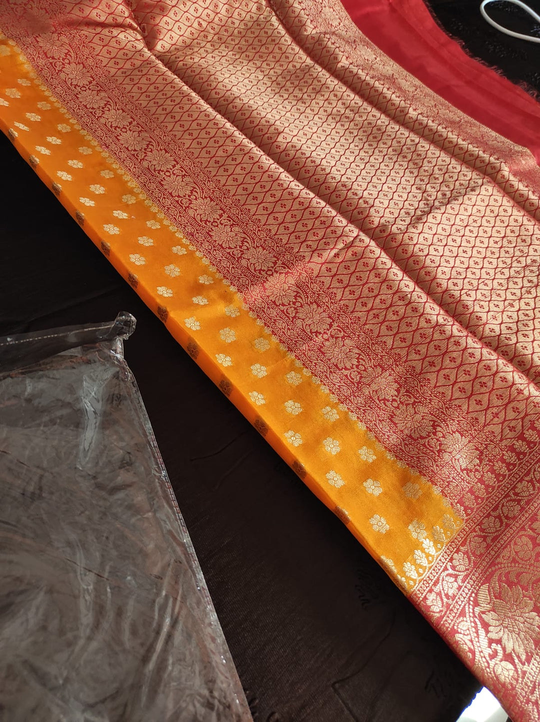 Banarasi Semi Georgette Soft Silk  Saree