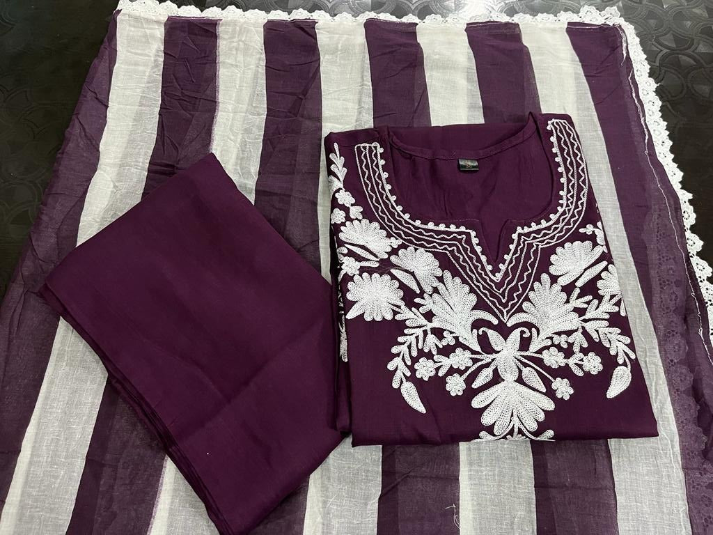 Jaipuri Kurti Pant Dupatta Set