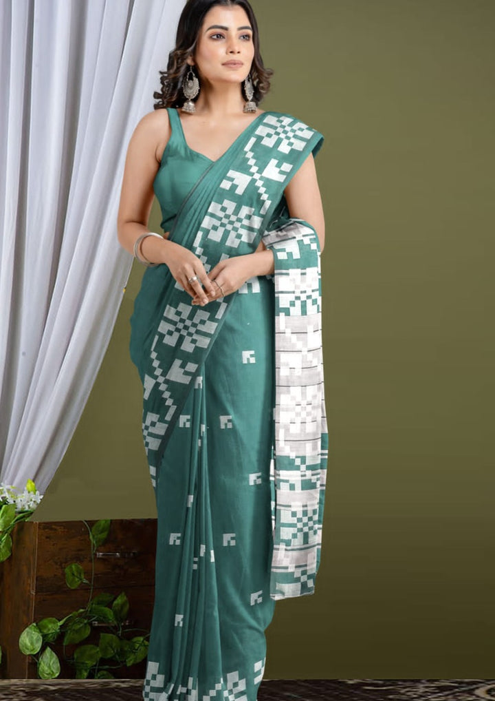 Bengal Khadi Cotton Saree