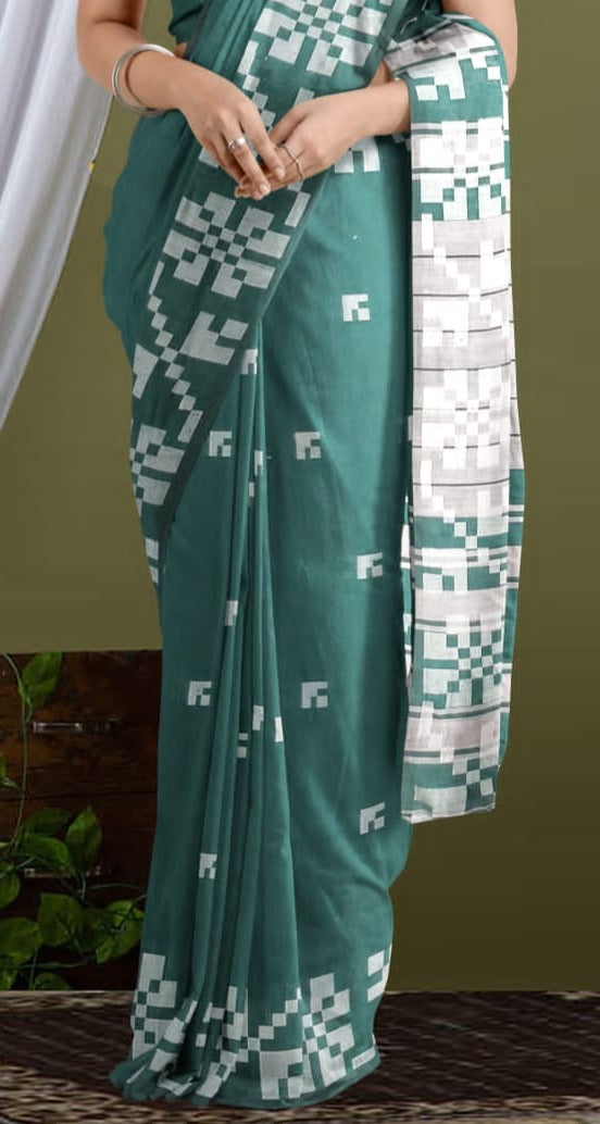 Bengal Khadi Cotton Saree