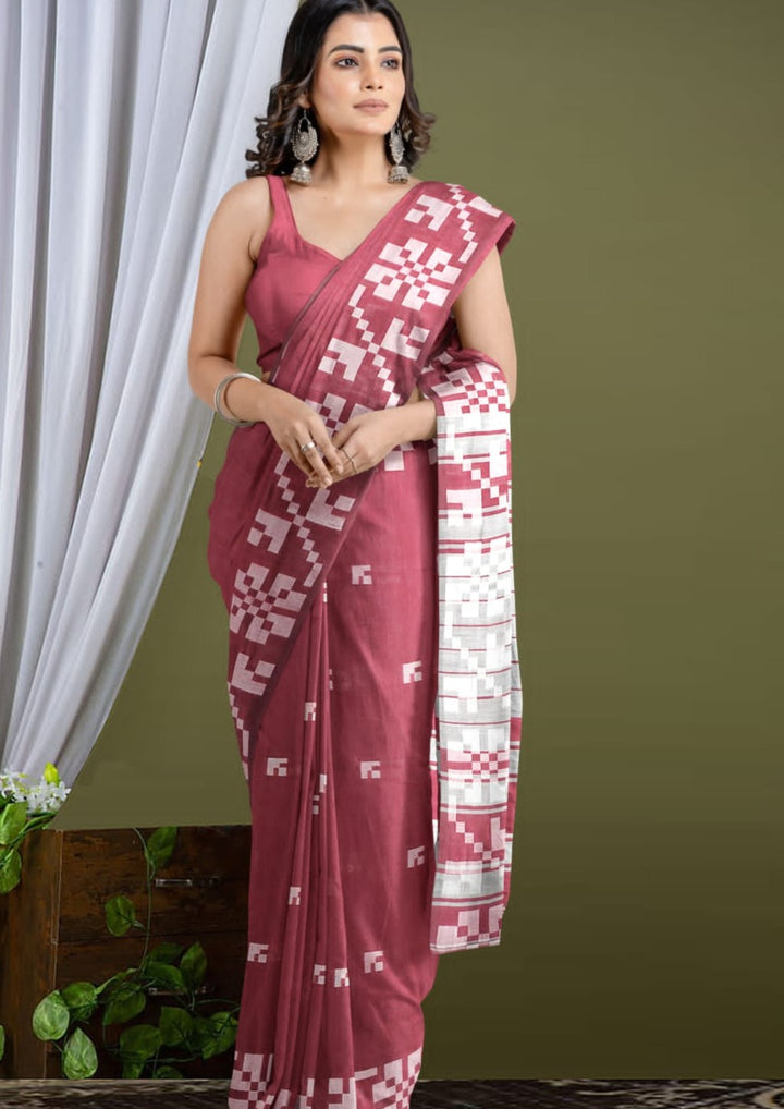 Bengal Khadi Cotton Saree