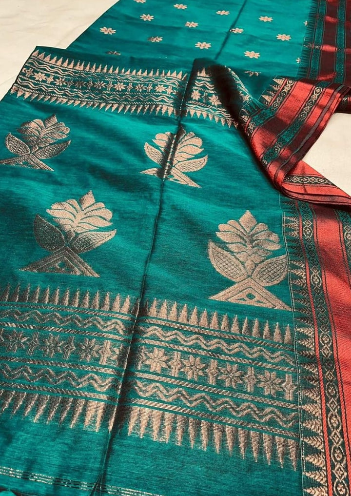 Bengal  Marcerized Cotton Jamdani