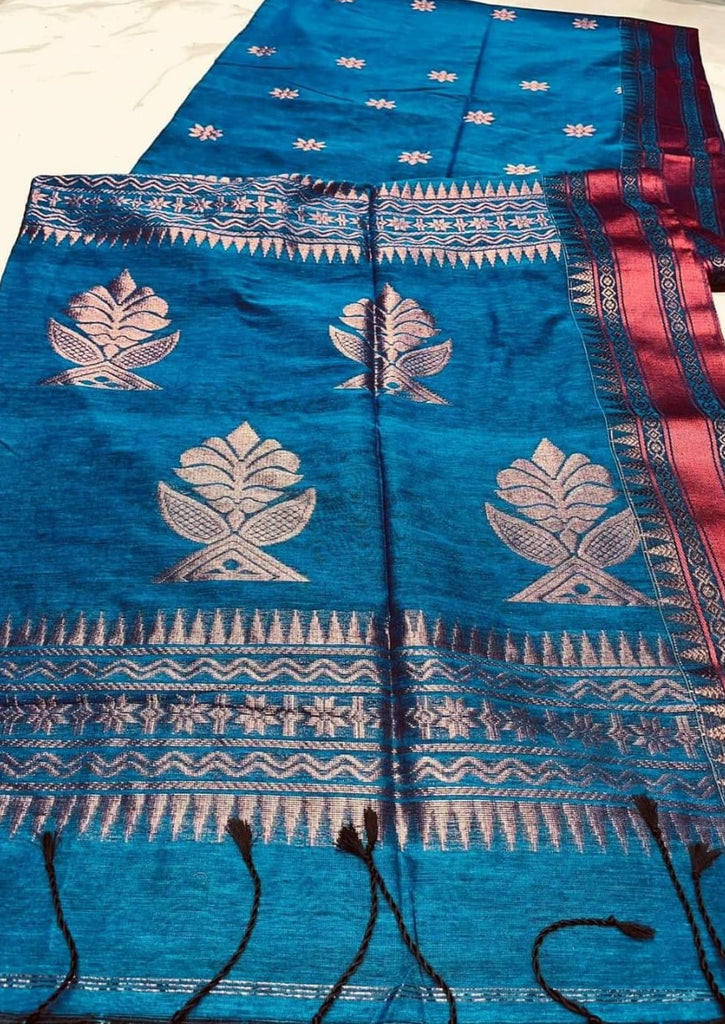 Bengal  Marcerized Cotton Jamdani