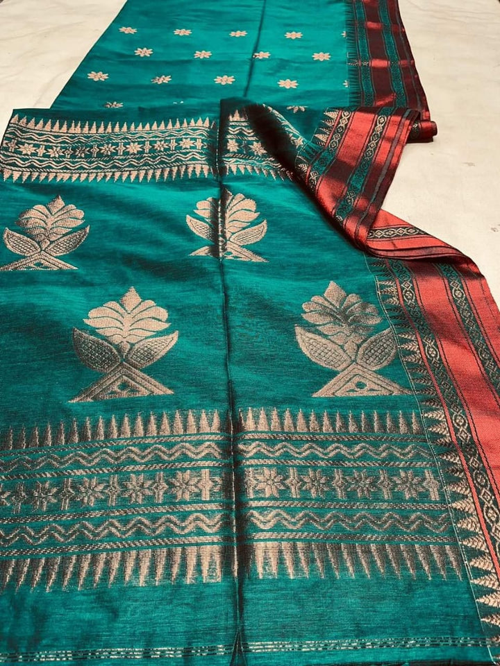 Bengal  Marcerized Cotton Jamdani