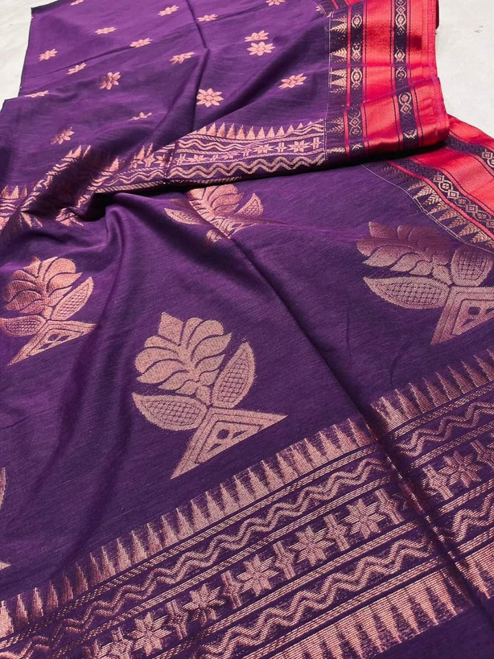 Bengal  Marcerized Cotton Jamdani