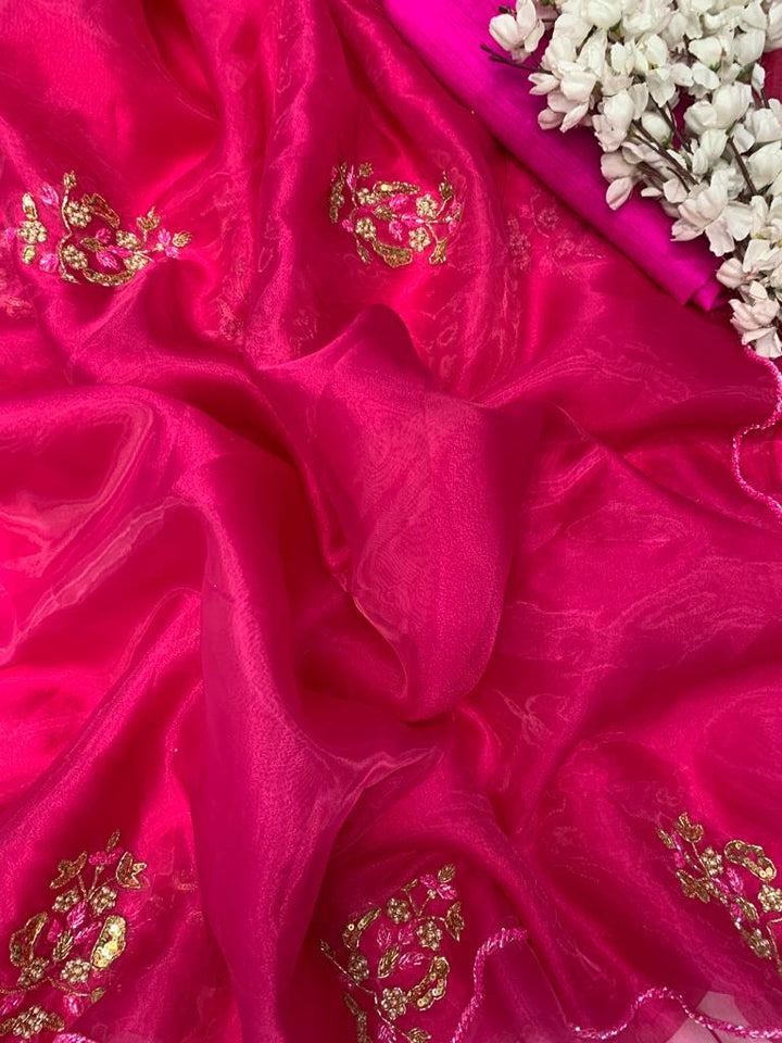 Organza Saree