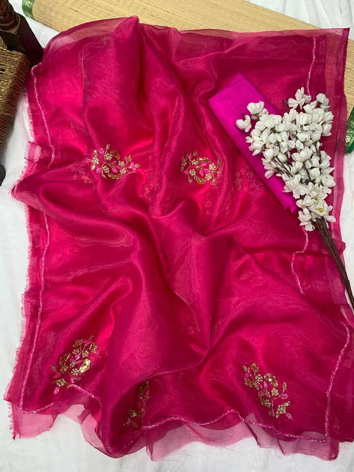 Organza Saree