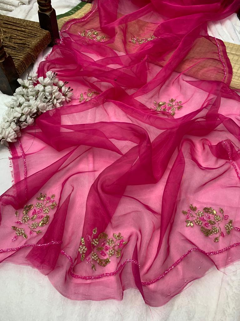 Organza Saree