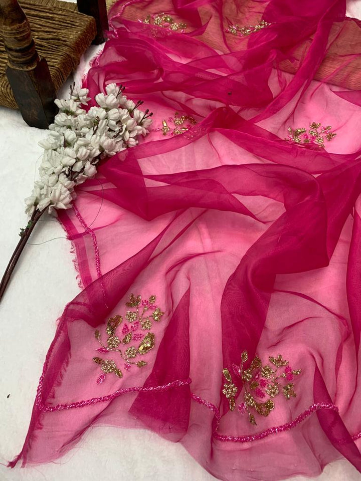 Organza Saree