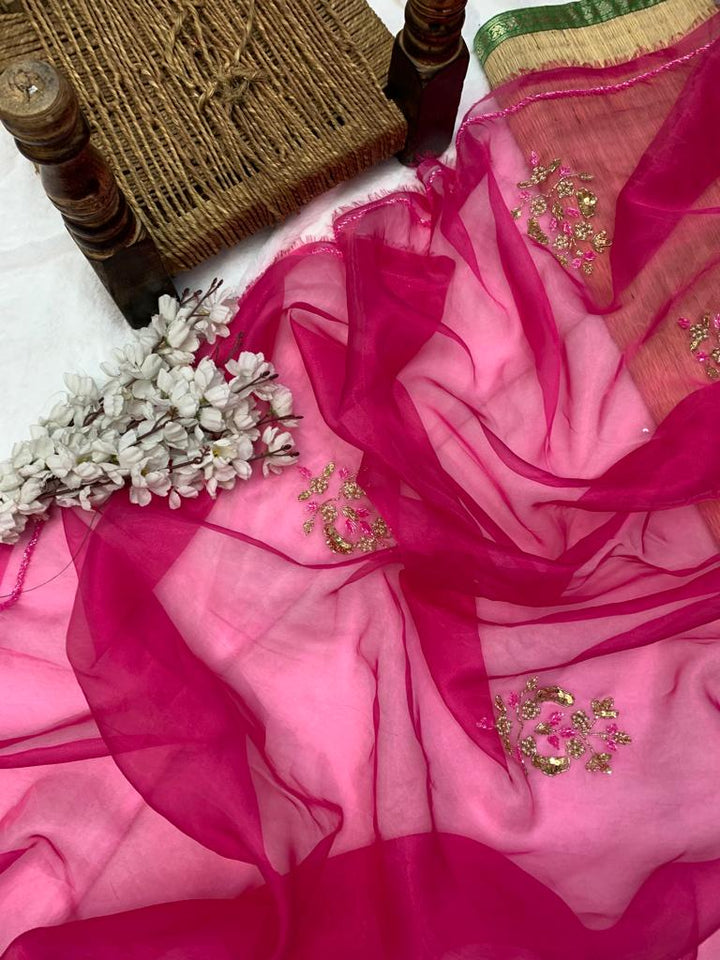 Organza Saree