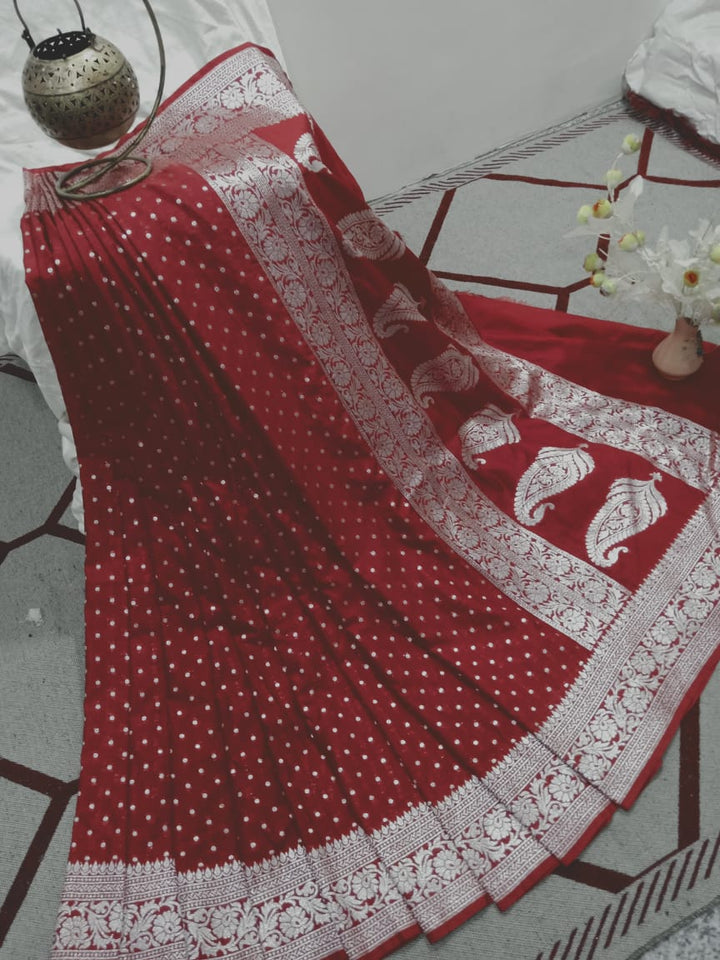 Banarasi Semi Katan Silk saree