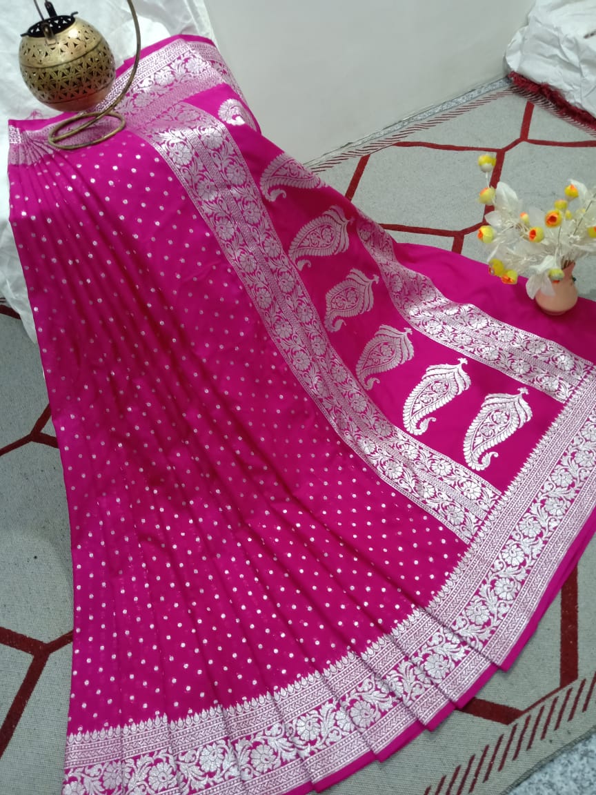 Banarasi Semi Katan Silk saree