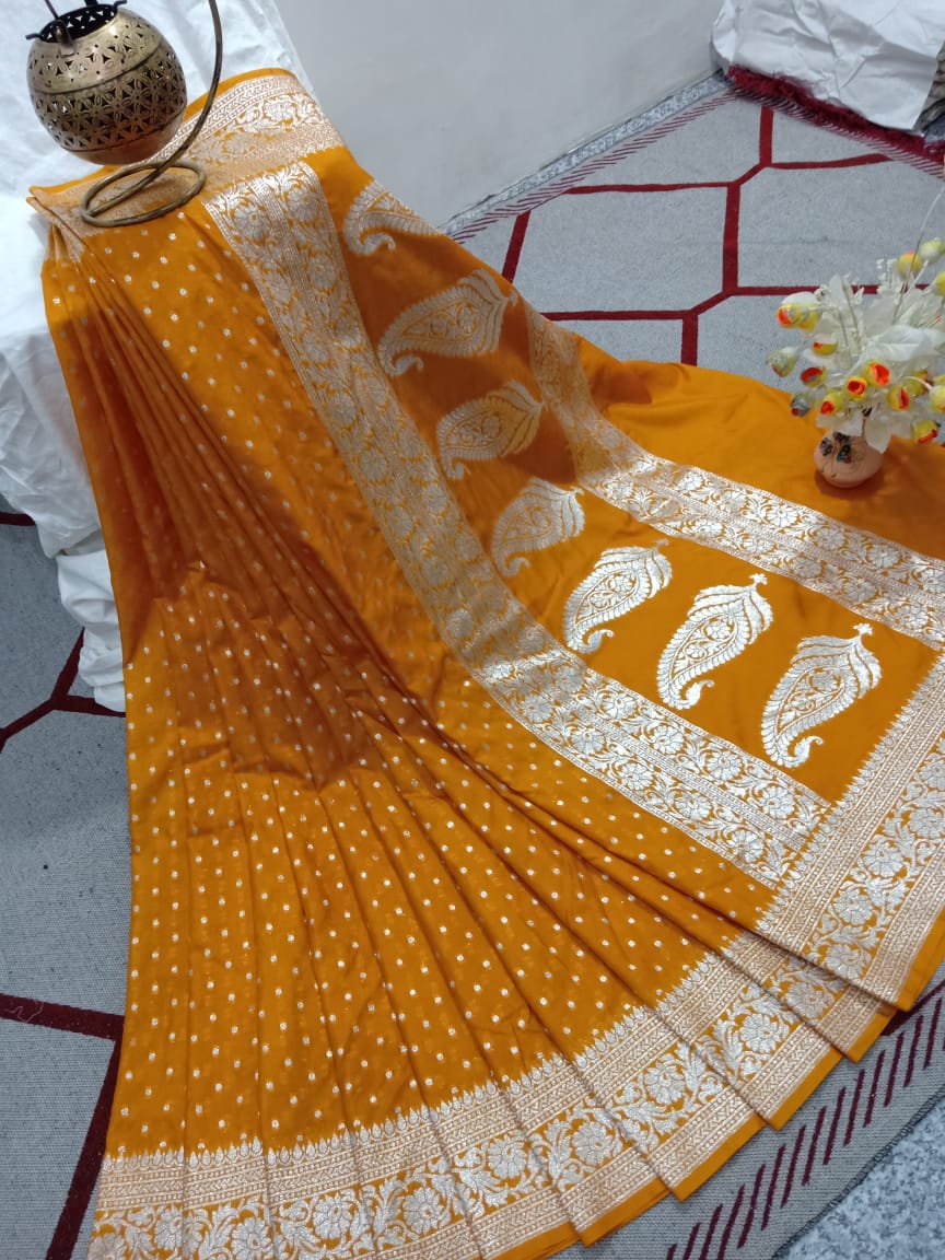 Banarasi Semi Katan Silk saree