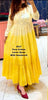 Serenity Of White And Blissful Yellow Designer Jaipuri Gown