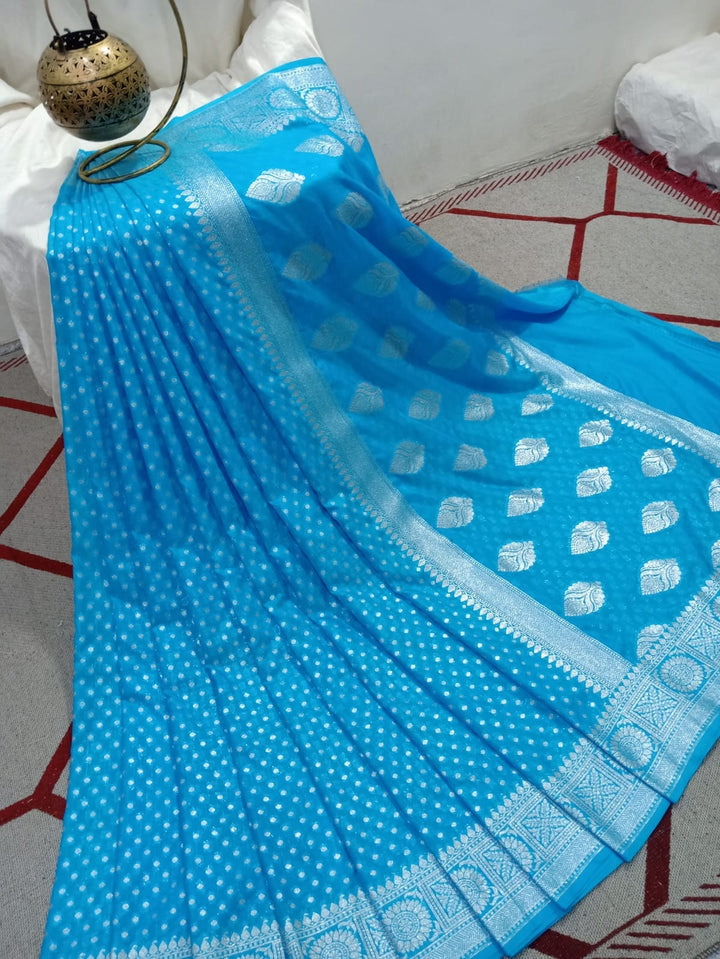 Banarasi Semi Katan Silk saree