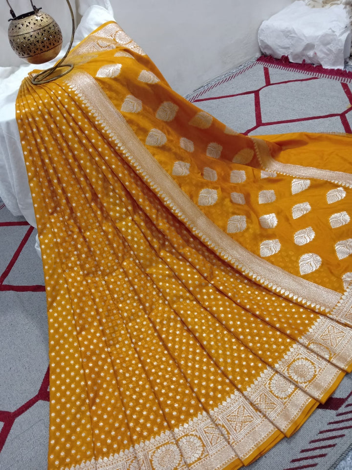 Banarasi Semi Katan Silk saree