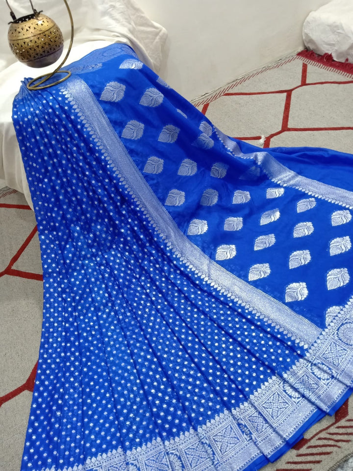 Banarasi Semi Katan Silk saree