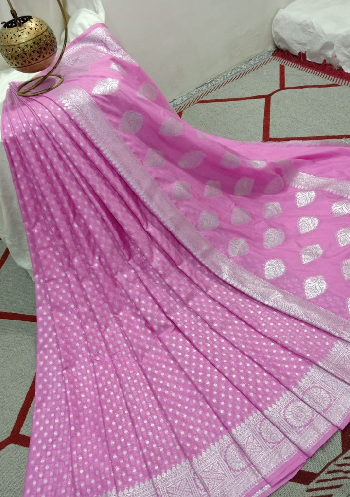 Banarasi Semi Katan Silk saree