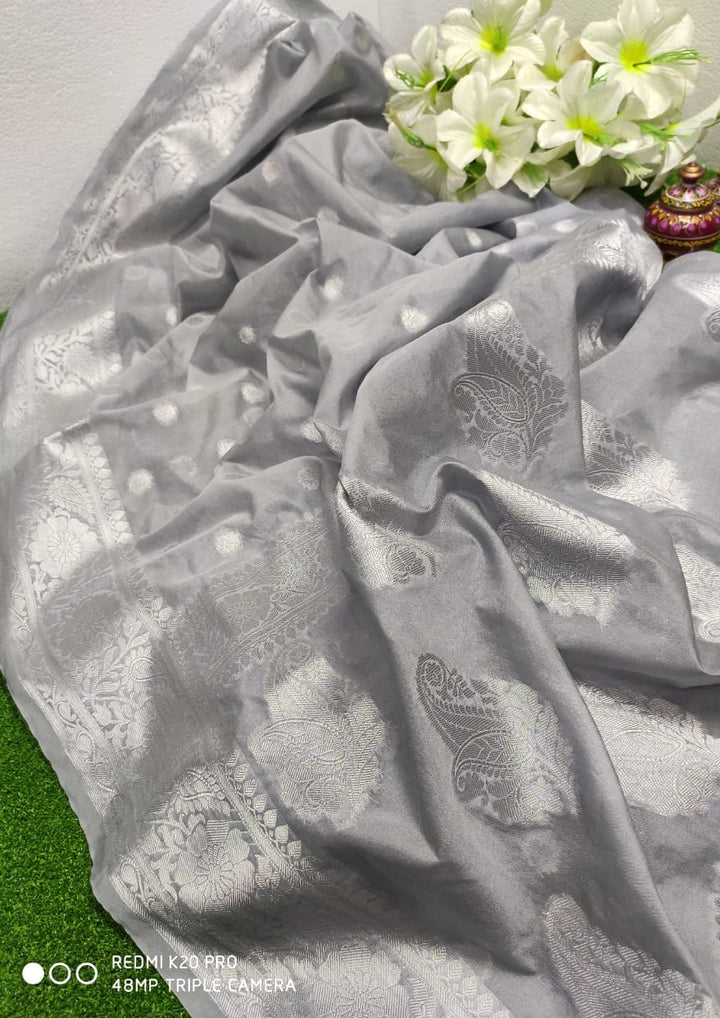 Banarasi Semi Georgette Soft Silk  Saree