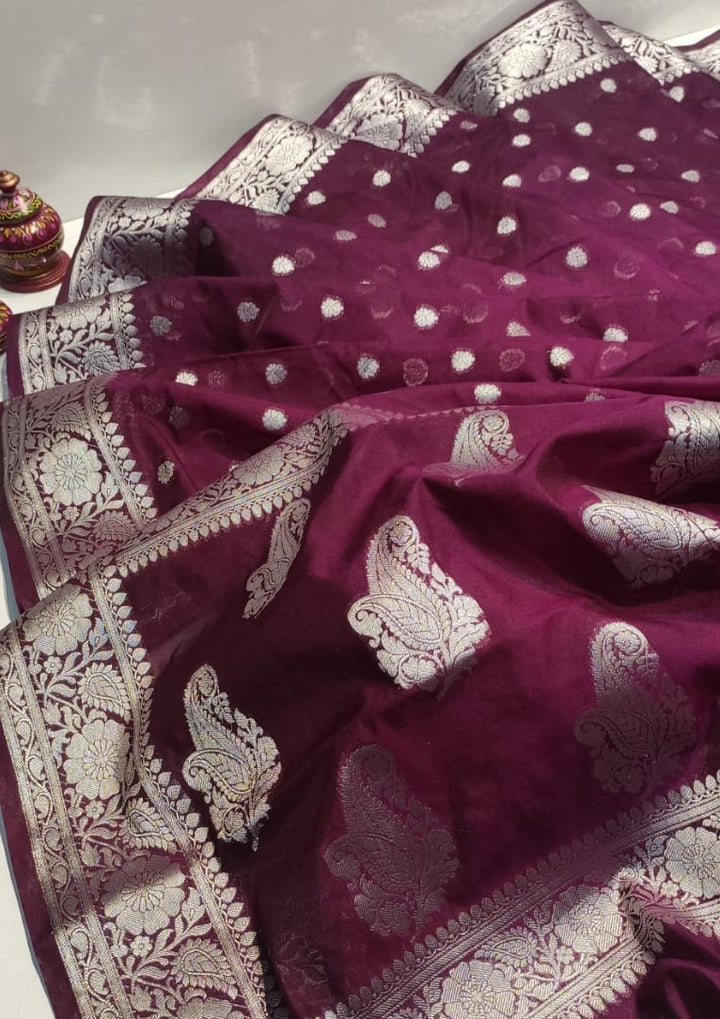 Banarasi Semi Georgette Soft Silk  Saree