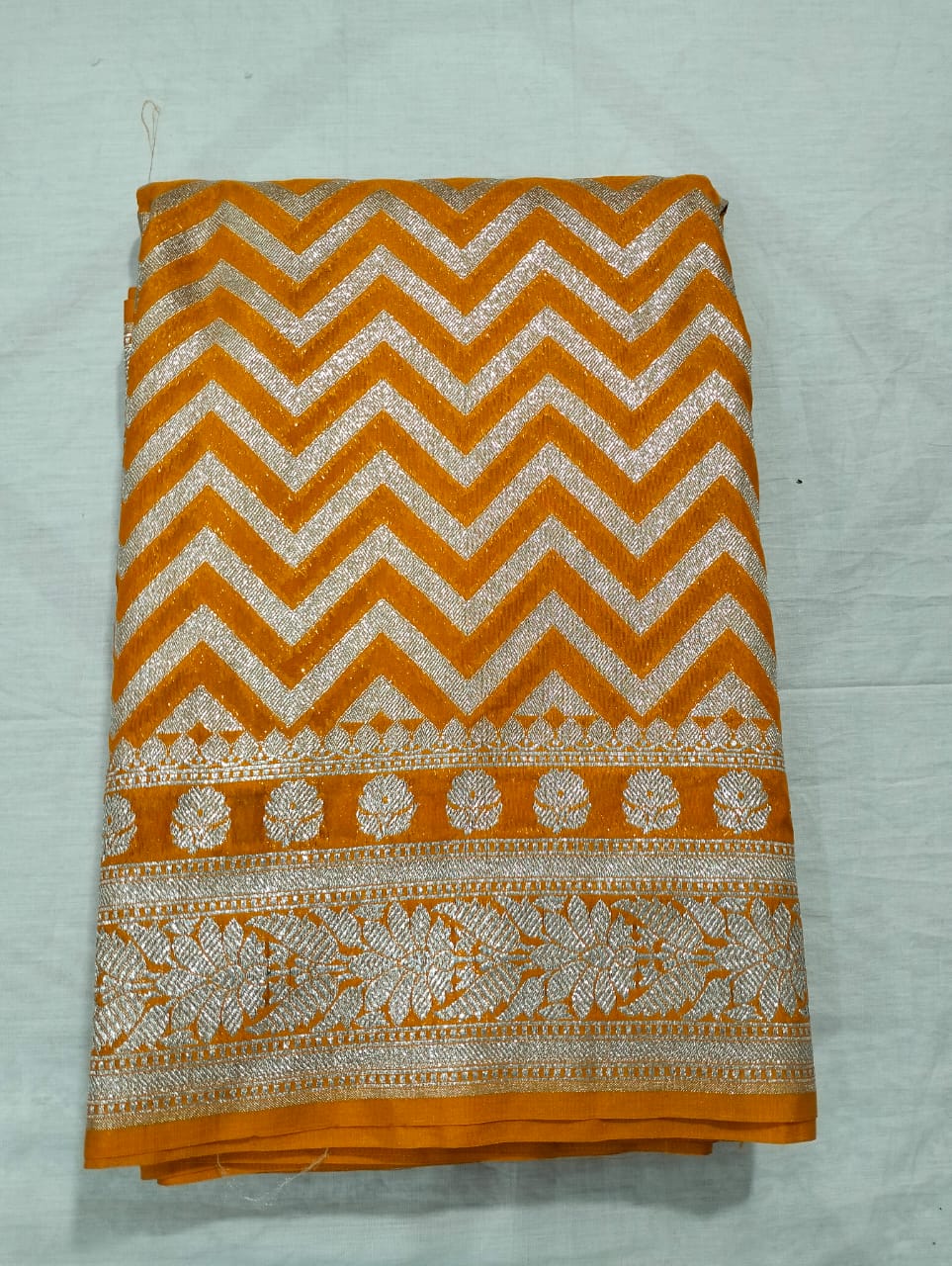 Banarasi Semi Georgette Katan Silk Saree