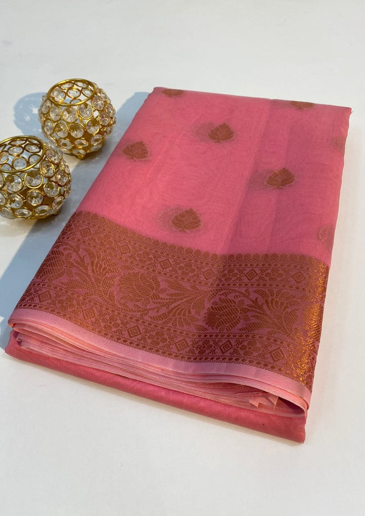 Banarasi Semi Georgette Soft Silk  Saree