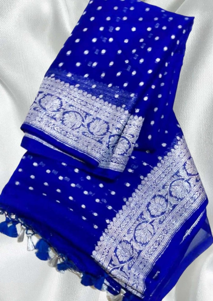 Banarasi Semi Georgette Saree