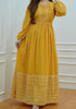 Cotton Yellow Dress