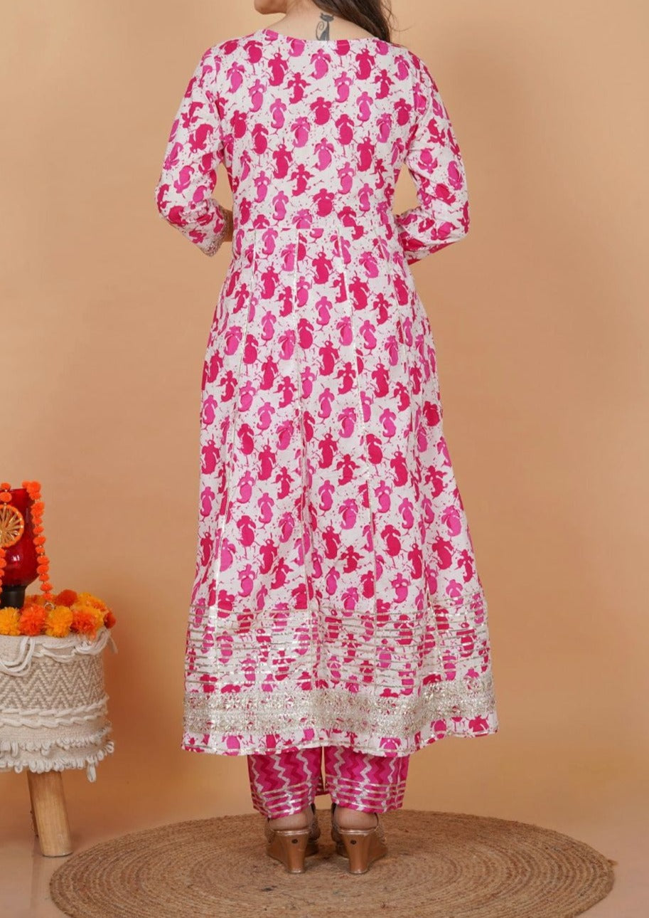 Anarkali Kurti Set