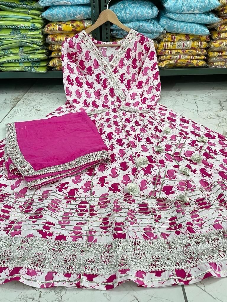 Anarkali Kurti Set