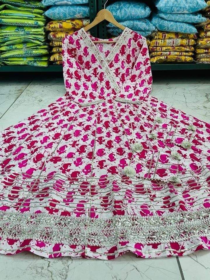 Anarkali Kurti Set